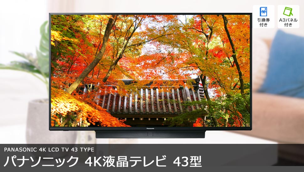 パナソニック 4K液晶テレビ 43型