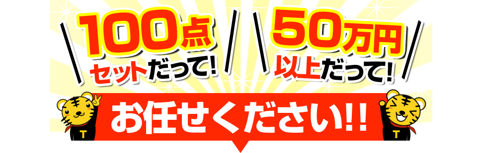 100点セットだって!50万円だって!